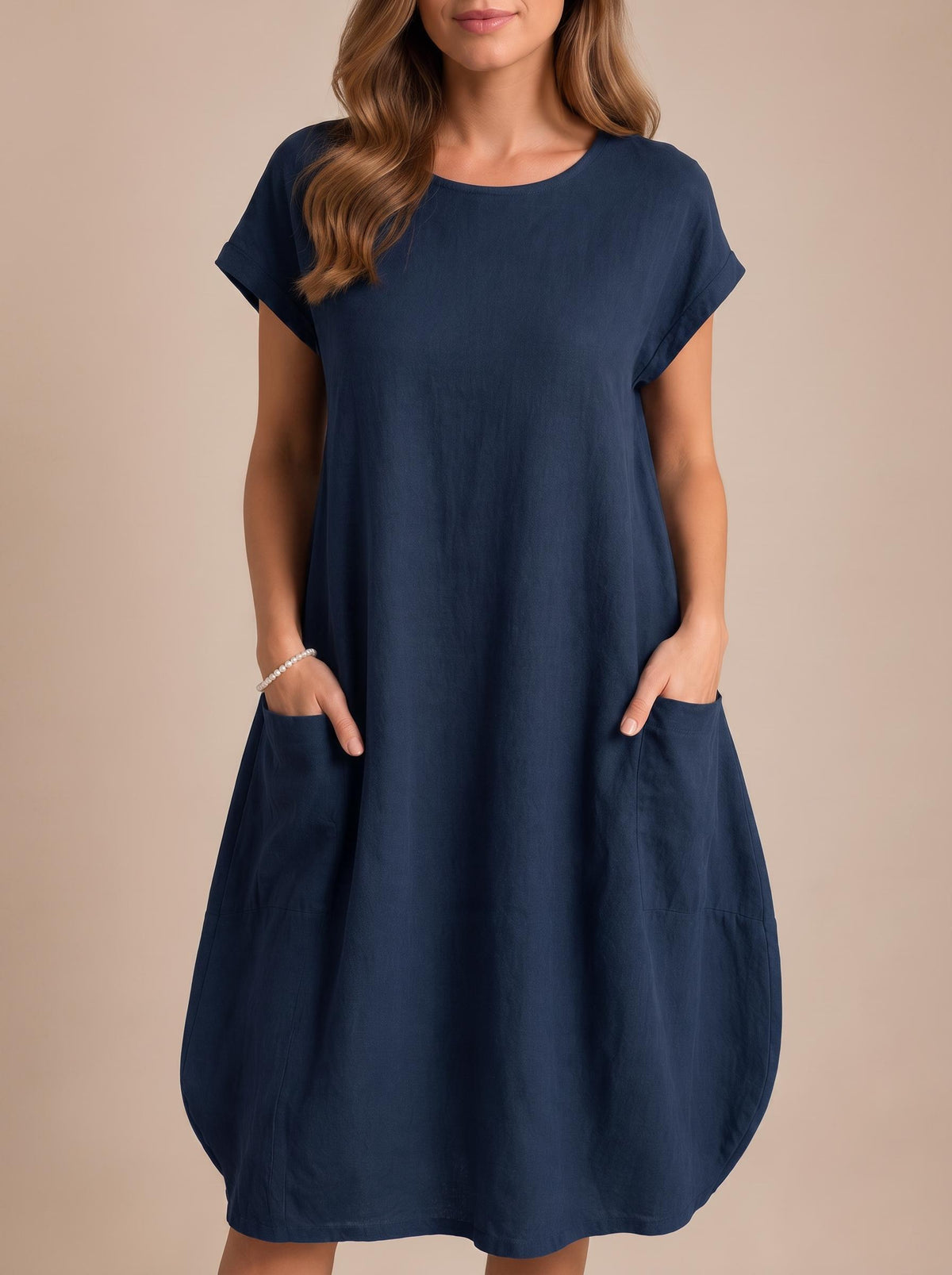 Women Maxi Dress | Boho Dress With Pockets | Oversized Dress | Minimalist Loose Fit Summer Wear |  Summer Linen Midi | Elegant Resort Wear