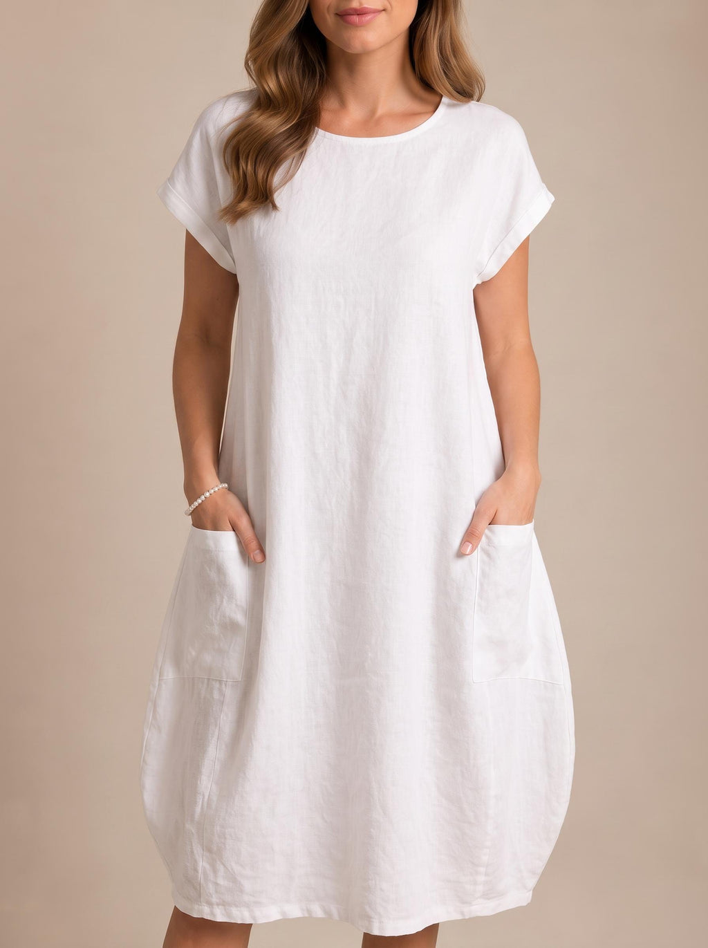 Women Maxi Dress | Boho Dress With Pockets | Oversized Dress | Minimalist Loose Fit Summer Wear |  Summer Linen Midi | Elegant Resort Wear