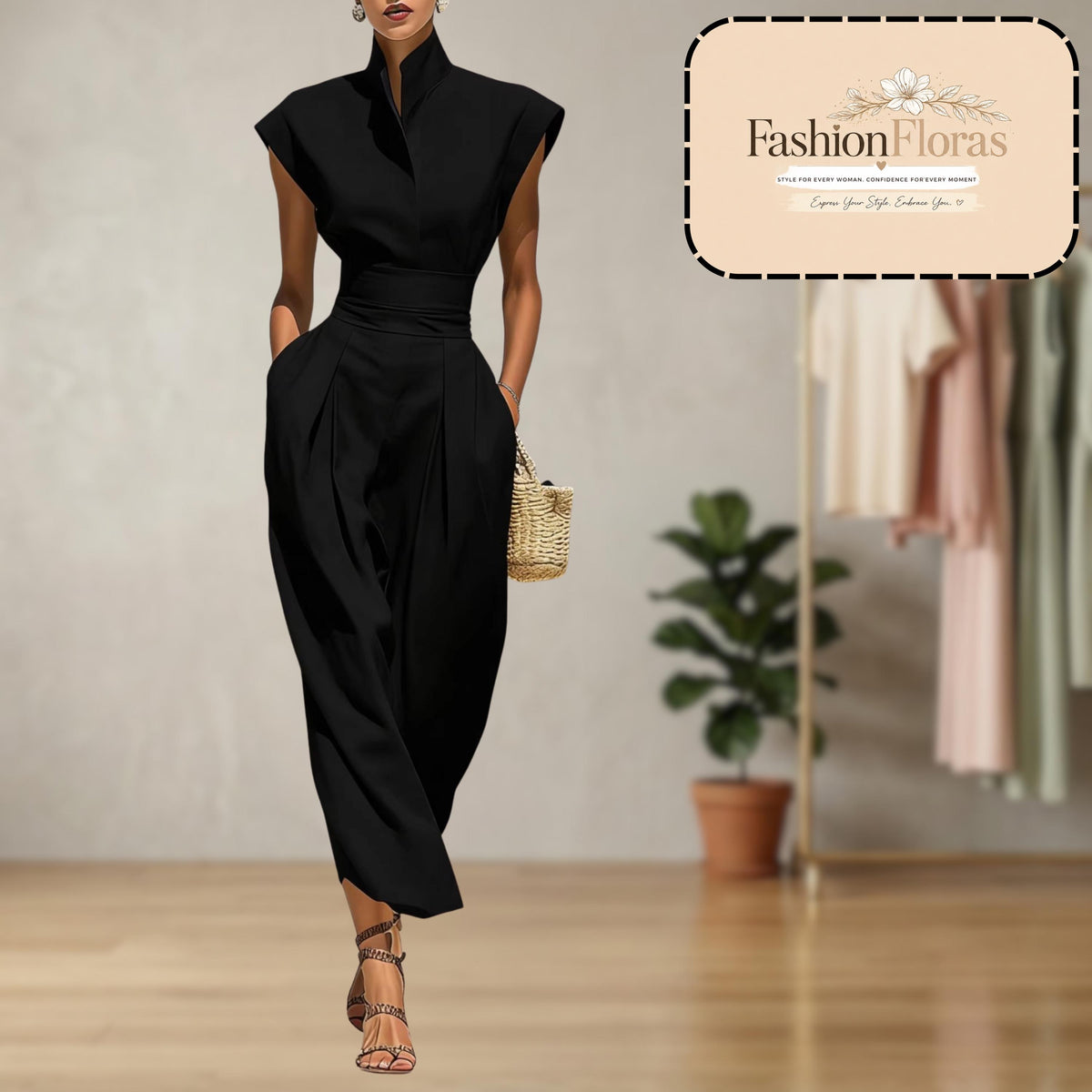 Polyester High Neck Maxi Dress for Women Elegant Long Sleeve Modest Dress Casual Loose Fit Evening Party Dress Stylish Fall Wear