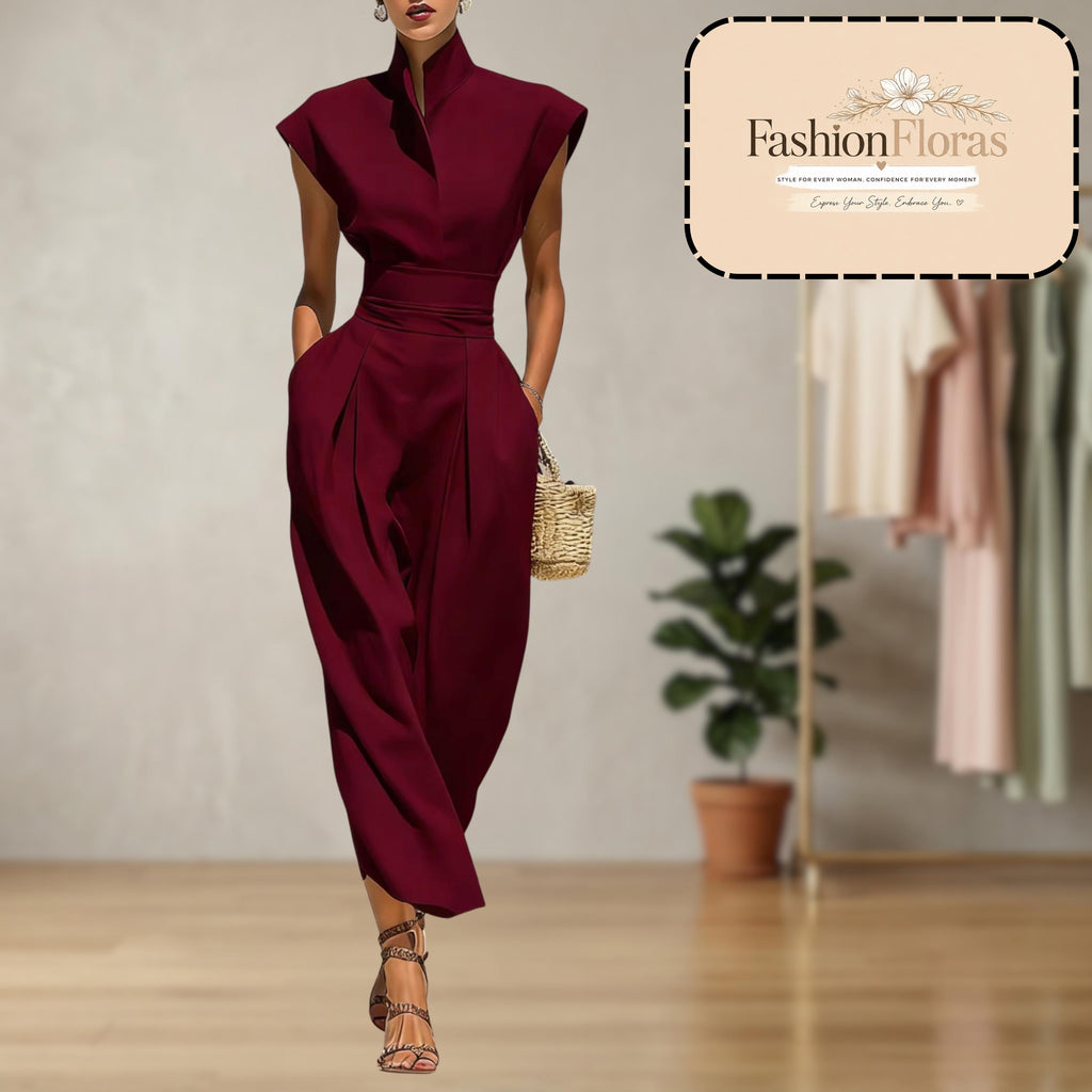 Polyester High Neck Maxi Dress for Women Elegant Long Sleeve Modest Dress Casual Loose Fit Evening Party Dress Stylish Fall Wear