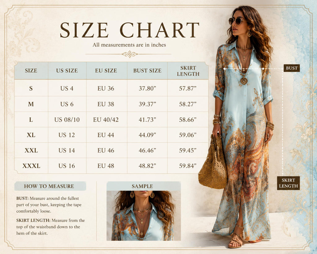Blue Boho Maxi Shirt Dress for Women, Floral Button Down Kaftan Dress, Loose Beach Cover Up, Summer Vacation Resort Wear